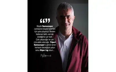 Mehmet Altıparmak: “Yolun sonu Süper Lig olsun”
