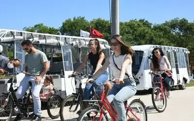 Kuş Cenneti’nde çevre dostu gezinti
