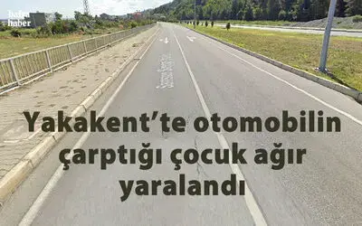 Yakakent'te otomobilin çarptığı çocuk ağır yaralandı