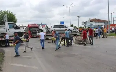 Samsun’da trafik kazası: 3 yaralı
