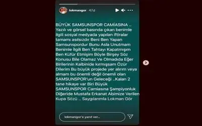 Lokman Gör: “Önemli olan Samsunspor’un geleceği"
