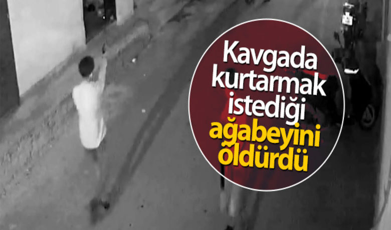 Kavgada kurtarmak istediği ağabeyini böyle öldürdü - Adana’da bir kişinin, motosikletle hız yapma meselesi yüzünden çıkan kavgada kurtarmak istediği ağabeyini silahla öldürdüğü an güvenlik kamerası tarafından görüntülendi.