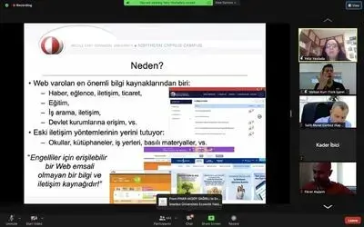 Web Erişilebilirlik Eğitimi tamamlandı

