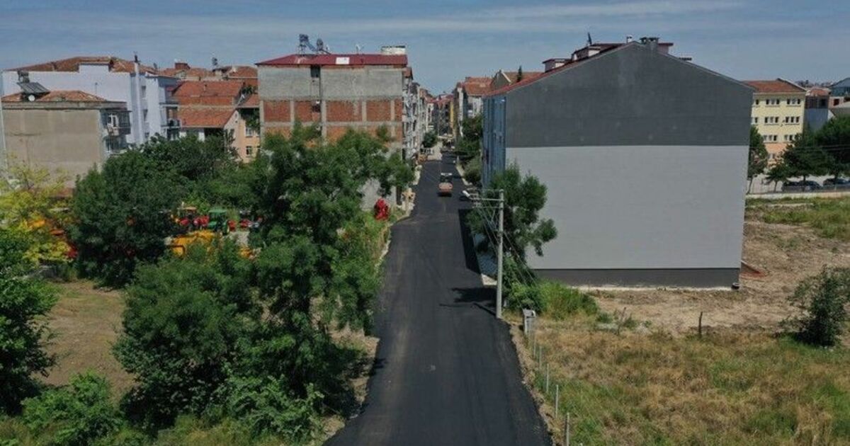 Bafra’da asfalt çalışmaları