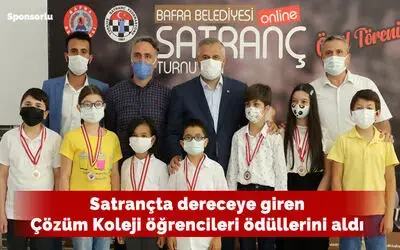 Satrançta Dereceye Giren Çözüm Koleji Öğrencileri Ödüllerini Aldı