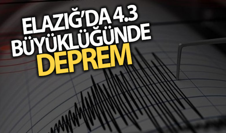 Elazığ'da 4.3 büyüklüğünde deprem - AFAD, Elazığ’ın Maden ilçesinde 4.3 büyüklüğünde deprem olduğunu bildirdi.