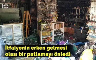 İtfaiyenin Erken Gelmesi Olası Bir Patlamayı Önledi