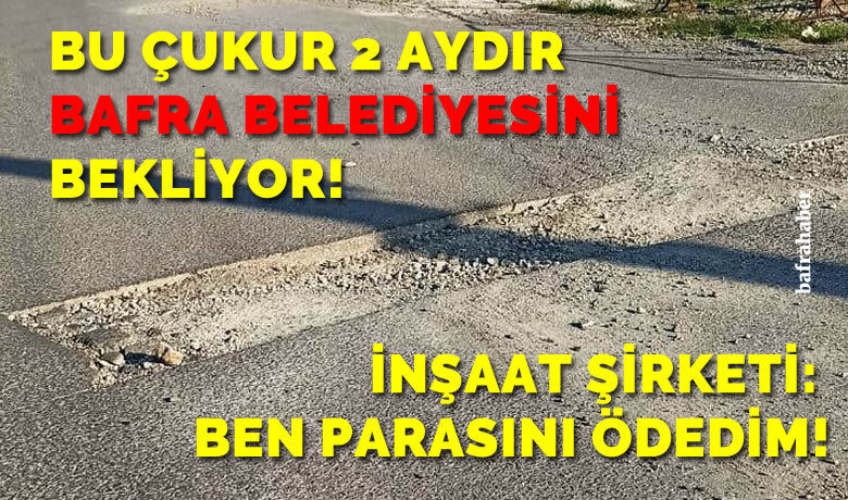 2 Ay Önce Kazıp Bıraktılar! - Bafra Fen Lisesinin yanındaki sokakta 2 ay önce kazılan yol bakım bekliyor. 