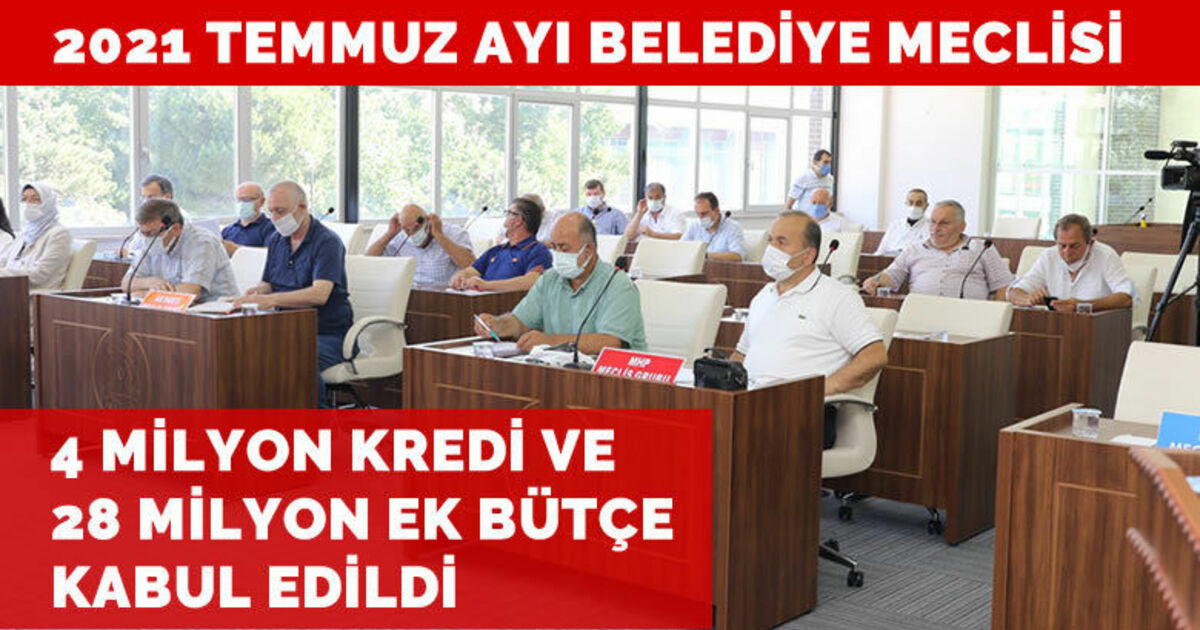Bafra Belediyesi 2021 Temmuz Ayı Meclis Toplantısı