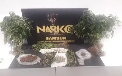 Samsun’da evinde uyuşturucu ele geçen şahıs gözaltına alındı
