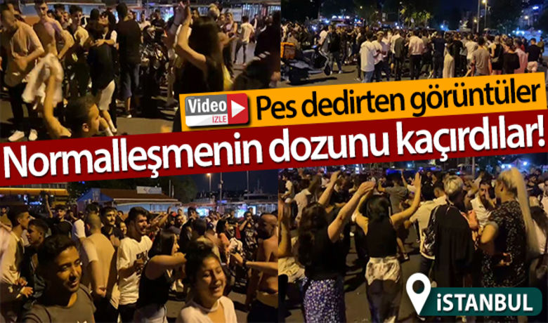 Beşiktaş'ta normalleşmeyi abartan gençler,maskelerini çıkartıp dans etti - İstanbul Beşiktaş’ta normalleşmenin dozunu kaçıran gençler, maskeleri çıkartıp göbek attı. Sosyal mesafenin de hiçe sayıldığı eğlence anı, cep telefonu kamerası ile görüntülendi.