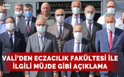 Validen Eczacılık Fakültesi ile ilgili müjde gibi açıklama