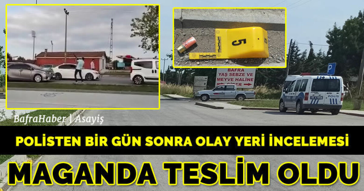 Havaya ateş eden maganda gözaltında