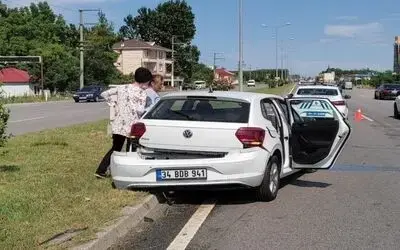 Samsun’da trafik kazası: 2 yaralı
