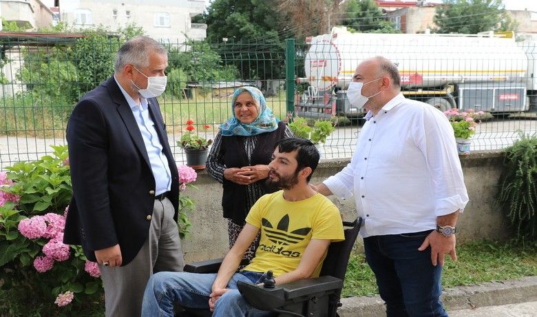 Başkan Hamit Kılıç’tanakülü tekerlekli sandalye yardımı - Bafra Belediyesi, ilçe genelinde engelli vatandaşlardan gelen talepleri de karşılamayı sürdürüyor.