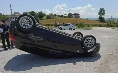 Samsun’da trafik kazası: 2 yaralı