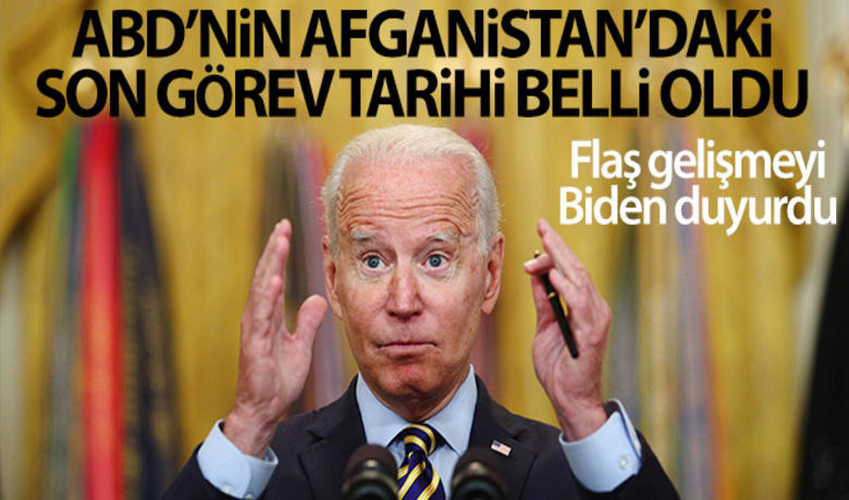 Biden açıkladı! ABD askerininAfganistan'daki görevi 31 Ağustos'ta bitecek - ABD Başkanı Joe Biden, ABD'nin Afganistan'daki askeri görevinin 31 Ağustos'ta sona ereceğini duyurdu.