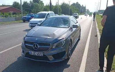 Otomobilin çarptığı yaya hayatını kaybetti
