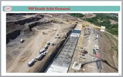 Samsun Şehir Hastanesi’nin yüzde 6’sı tamamlandı
