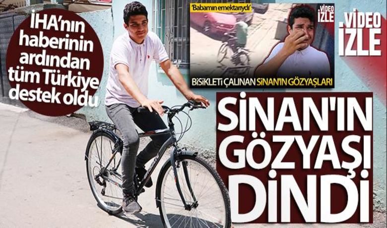 Bisikleti çalınan Sinan'ın gözyaşı dindi - Adana’da babasının bisikletini çaldıran ve gözyaşları dökerek Türkiye’nin gündemine oturan Sinan’a bisiklet hediye edildi.