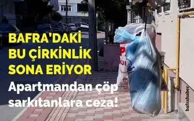 Apartmandan Çöp Sarkıtanlara Ceza!