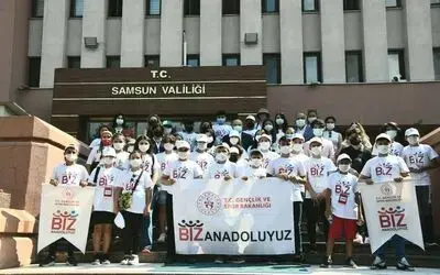 Sinoplu gençler Samsun’da
