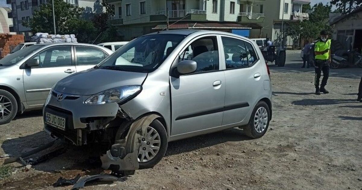 Vitesi karıştırıp duvara çarptı: 1 yaralı
