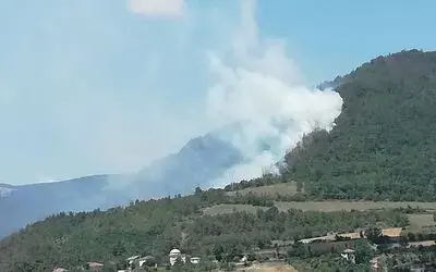 Burunca'da Orman Yangını