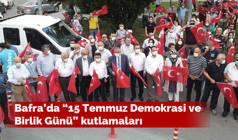 Bafra’da “15 Temmuz Demokrasive Birlik Günü” kutlamaları - Fetullahçı Terör Örgütü (FETÖ) tarafından gerçekleştirilen hain darbe girişiminin 5. yılında, Bafra yine tek yürek tek bilek oldu.