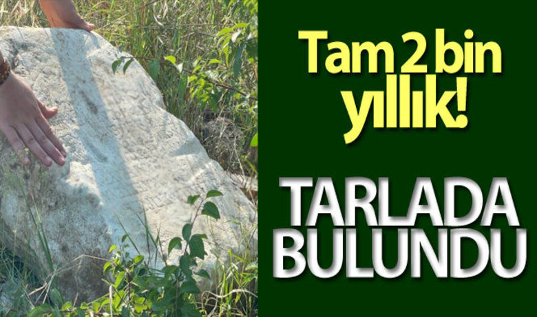 Tarlada 2 bin yıllık kitabe bulundu - UNESCO geçici miras listesinde bulunan Bursa’nın İznik ilçesinde bir tarlada tarihi taşın üzerinde işlenmiş kitabe bulundu. Vatandaşın ihbarı üzerine olay yerine çok sayıda polis ve arkeolog sevk edildi. Kitabe polis ekip otosuyla müze müdürlüğüne teslim edildi.