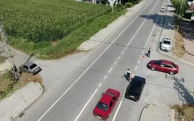Jandarmadan ‘drone’lu denetim
