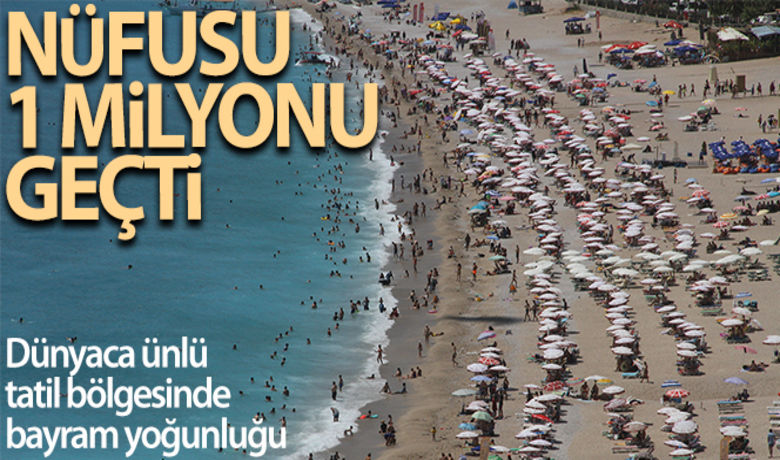 Fethiye'nin nüfusu bayramda 1 milyonu geçti - Dokuz günlük Kurban Bayramı tatilinin ikinci gününde Muğla’nın Fethiye ilçesinde nüfus yoğunluğu yaşanırken, Fethiye Kaymakamı Eyüp Fırat, Fethiye’nin nüfusunun bir milyonu geçtiğini belirtti. Fethiye Belediye Başkanı Alim Karaca ise ilçeye tatil için gelecek olan tatilcilere çağrıda bulunarak “Lütfen Fethiye’ye gelmeden önce otellerde rezervasyonlarınızı yaptırın” dedi.