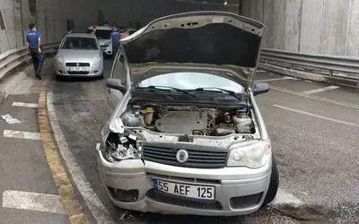 Samsun’da alt geçitte kaza: 2 yaralı
