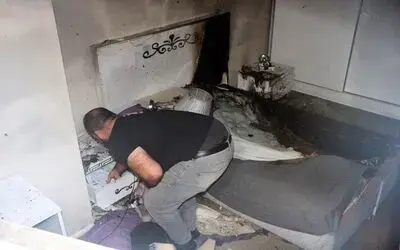 İkamet yangınında facianın eşiğinden dönüldü
