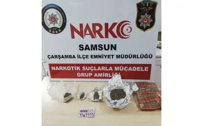 Üst aramasında uyuşturucuyla yakalandı
