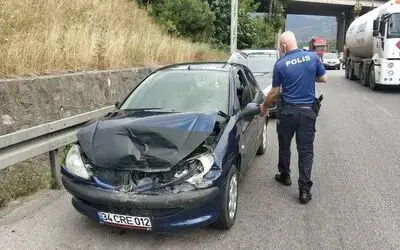 Samsun’da 5 aracın karıştığı zincirleme kaza: 1 yaralı

