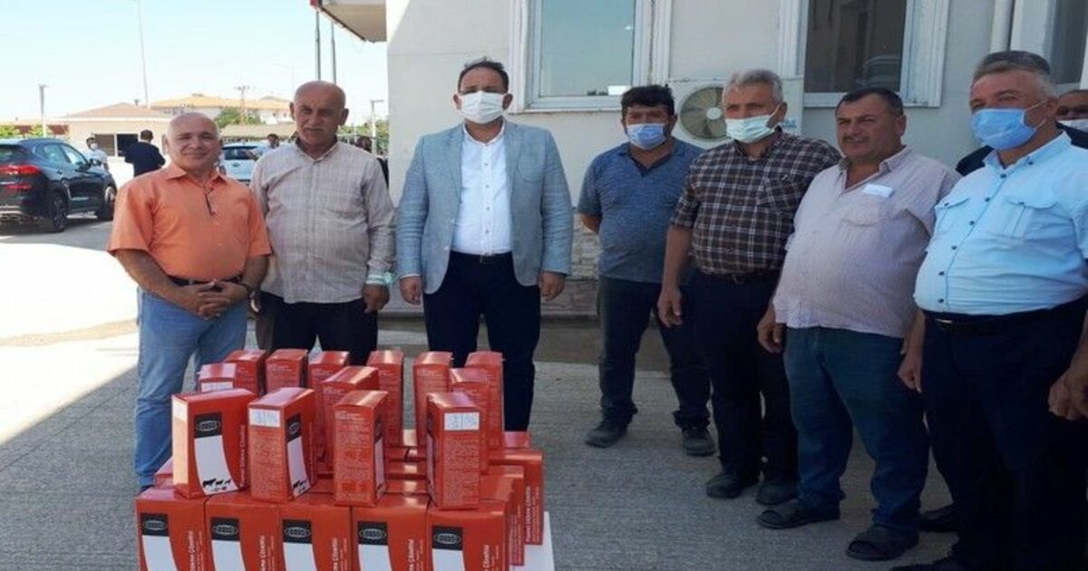 6 bin büyükbaş hayvan için kene ilacı dağıtıldı
