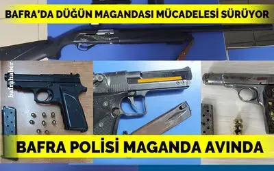 Bafra Polisi Düğün Magandası Avında