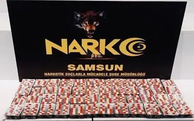 Şüphe üzerine 2 bin 800 uyuşturucu hapla yakalandı
