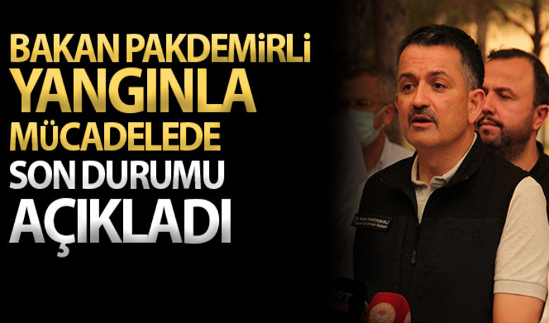 Bakan Pakdemirli: '125 yangından 117'si kontrolaltına alındı, 8 noktada yangın devam ediyor' - Tarım ve Orman Bakanı Bekir Pakdemirli ''125 yangından 117’si kontrol altına alındı, 8 noktada yangın devam ediyor'' dedi.