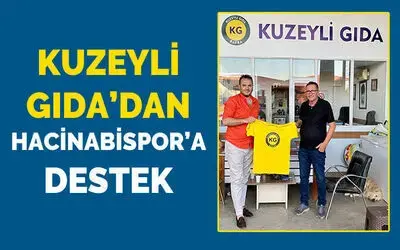 Kuzeyli Gıda'dan Hacinabispor'a Destek
