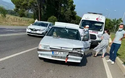 Samsun’da trafik kazası: 1 yaralı
