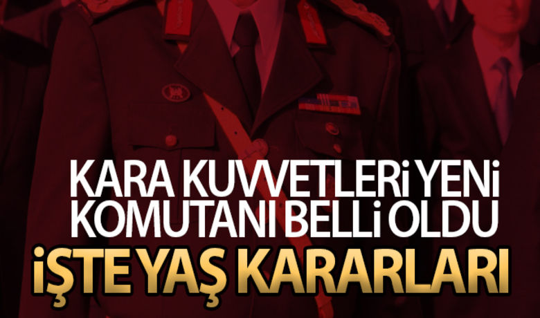 YAŞ kararları açıklandı - Cumhurbaşkanı Recep Tayyip Erdoğan’ın başkanlığında toplanan Yüksek Askeri Şura (YAŞ) toplantısında alınan kararlar açıklandı. Kararlara göre, 17 general ve amiral bir üst rütbeye, 56 albay ise general ve amiralliğe yükseltildi. Ayrıca 44 general ve amiralin görev süreleri 1 yıl, 320 albayın görev süreleri ise 2 yıl süre ile uzatıldı.