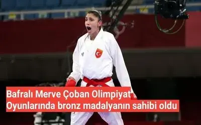 Bafralı Merve Çoban Olimpiyat Oyunlarında Bronz Madalyanın Sahibi Oldu 