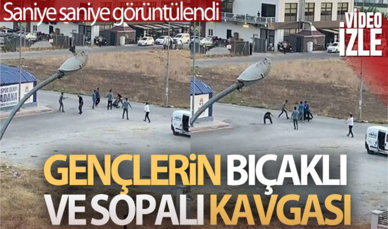 Adana'da 9 kişinin bıçaklıve sopalı kavgası kameralara yansıdı - Adana’da 9 kişinin karıştığı bıçaklı ve sopalı kavga vatandaşlar tarafından saniye saniye görüntülendi.