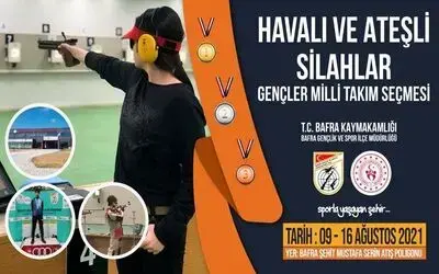 Bafra'da Havalı Ve Ateşli Silahlar Milli Takım Seçmesi Yapılacak