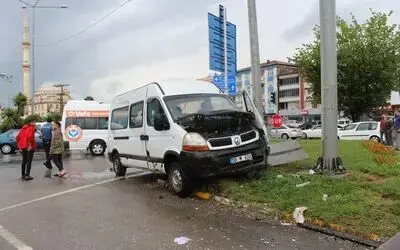 Çarşamba’da trafik kazası: 1 yaralı
