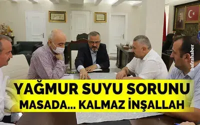 Bafra'nın yağmur suyu sorunu masaya yatırıldı