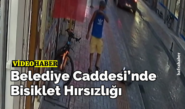 Bisiklet hırsızlığı kamerada