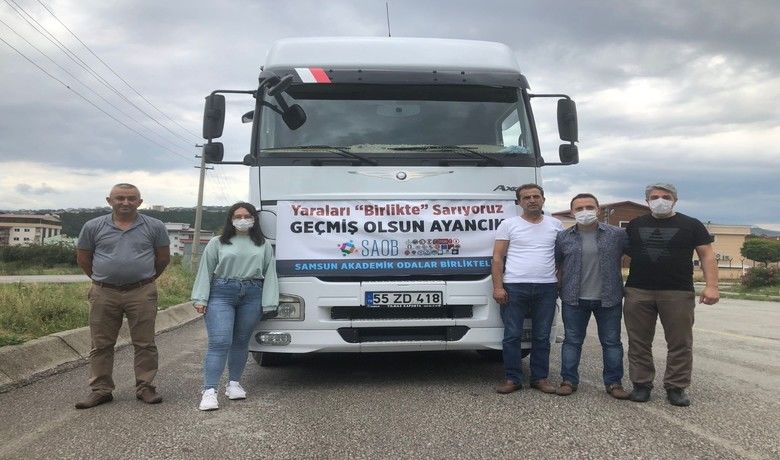 SAOB’dan Ayancık’a yardım
 - Samsun Akademik Odaları Birlikteliği (SAOB), sel felaketinde büyük zarar gören Sinop’un Ayancık ilçesine yardım elini uzattı.